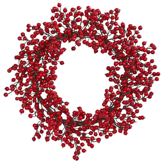 22&#x22; Red Berry Wreath